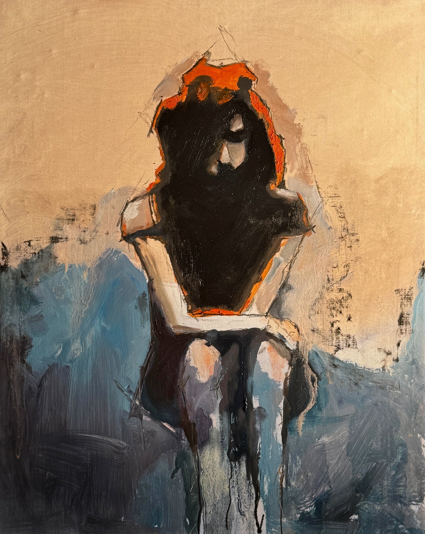 Seated Redhead